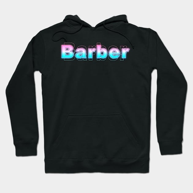 Barber Hoodie by Sanzida Design